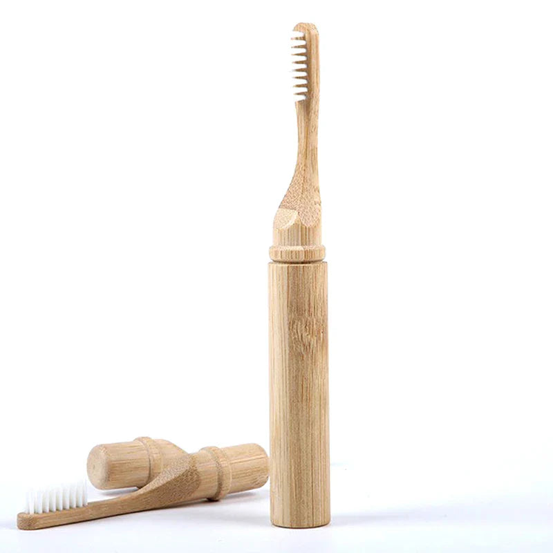 Eco-Friendly Bamboo Charcoal Toothbrush for Adults | Travel Ready