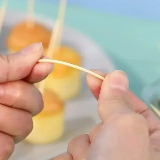 Eco-Friendly Bamboo Toothpick Picks for Stylish Events