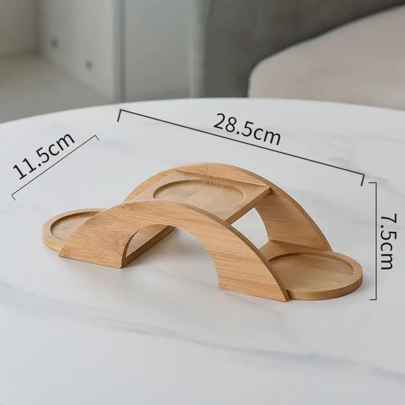 Wooden Plant Stand Flower Pot Base Holder Stool Indoor