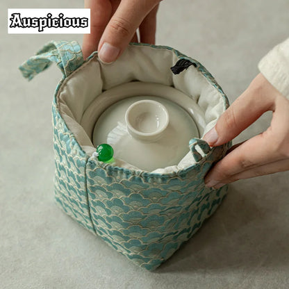 애호가를 위한 우아한 그라데이션 핑크 티 세트 | 휴대용 & 스타일리시한