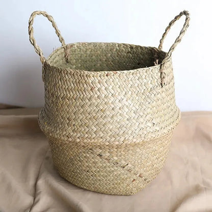 Wicker Toy Organizer Basket | Eco-Friendly Storage Solution for Families