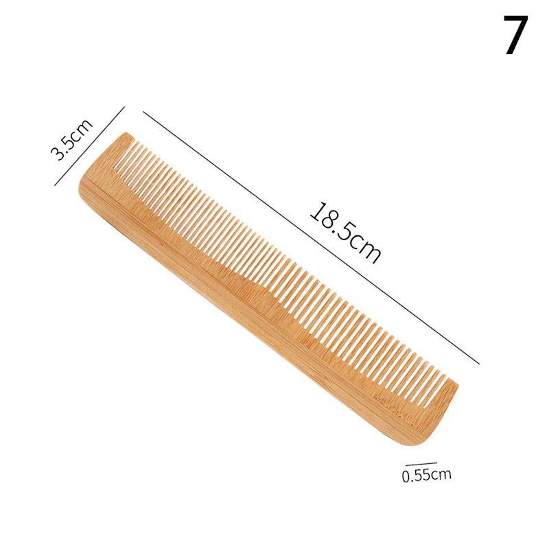 Eco-Friendly Bamboo Comb: Anti-Static Tool for Pros