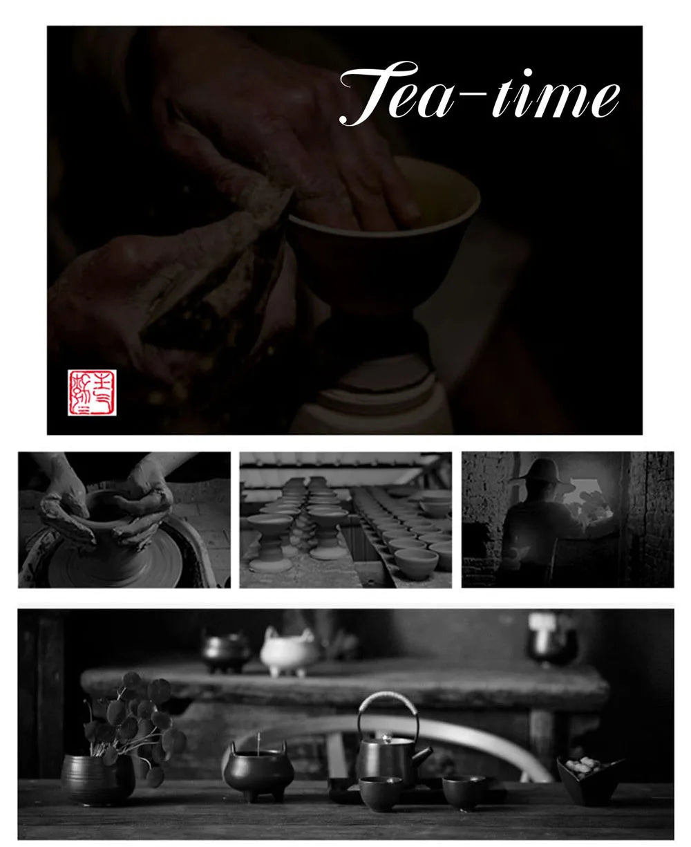 可爱老虎旅行茶具 - 茶爱好者的便携优雅