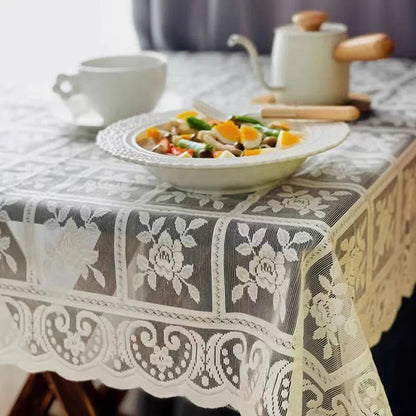 古董蕾丝桌布 - 适合任何场合的优雅装饰