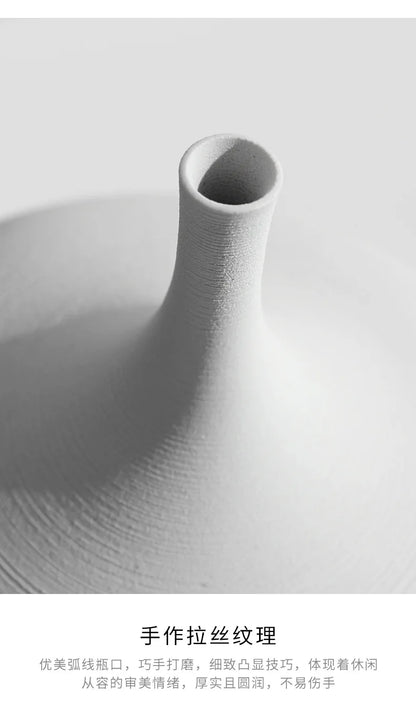 Handmade Ceramic Art Vase - Modern Nordic Luxury Decor