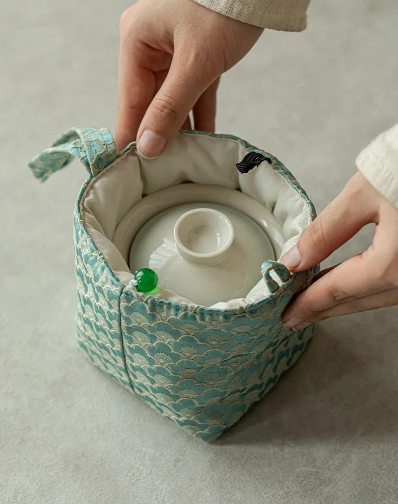 애호가를 위한 우아한 그라데이션 핑크 티 세트 | 휴대용 & 스타일리시한