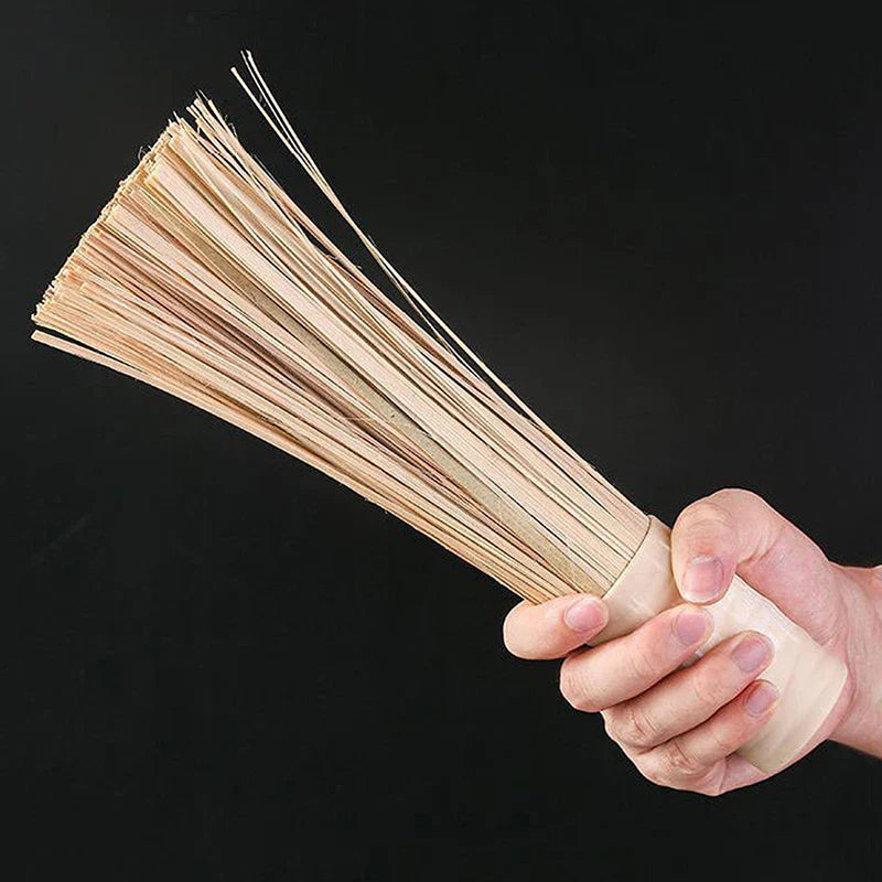 친환경 대나무 냄비 세척 브러시 - 손쉬운 청소