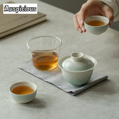 애호가를 위한 우아한 그라데이션 핑크 티 세트 | 휴대용 & 스타일리시한