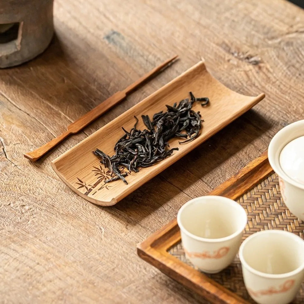 Bamboo Tea Scoop Set - Elevate Your Brew - Eco-Friendly Artisan