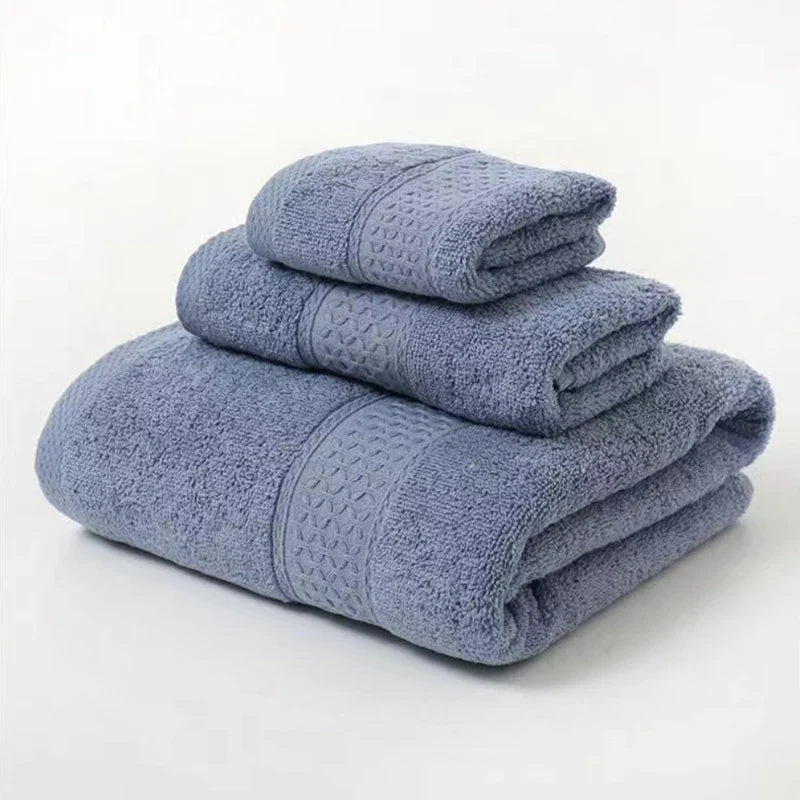 Luxurious Cotton Towel Set - Ultra Soft, Quick-Dry, Eco-Friendly