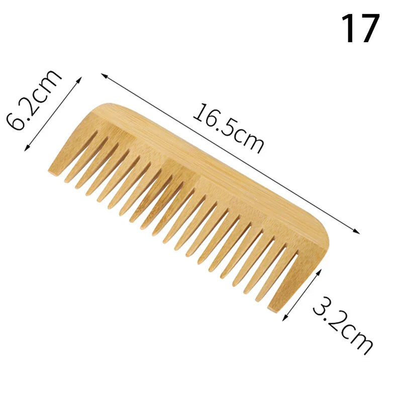 Eco-Friendly Bamboo Comb: Anti-Static Tool for Pros