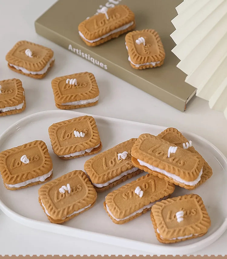 手工饼干蜡烛 - [品牌名称] 舒适香薰