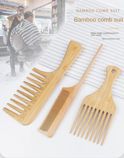Eco-Friendly Bamboo Comb - Smooth Scalp Massage by Rooted Living