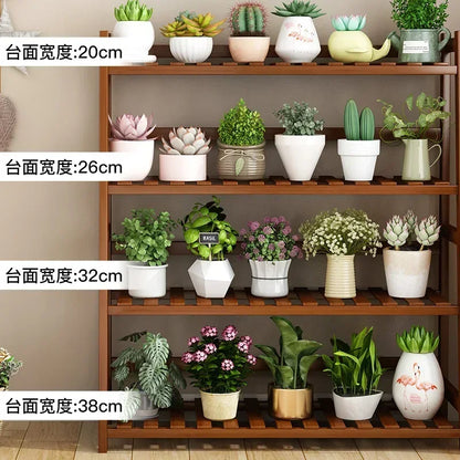 Wooden Universal Plant Shelf - Elevate Your Garden Style!