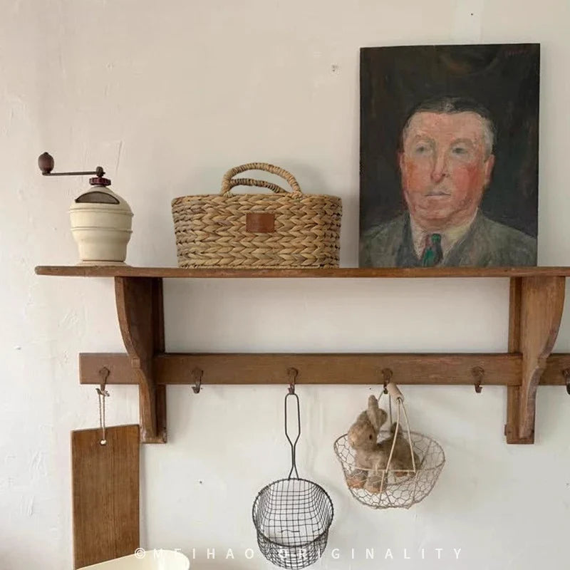 손으로 짠 해초 바구니 - 친환경 홈 정리함