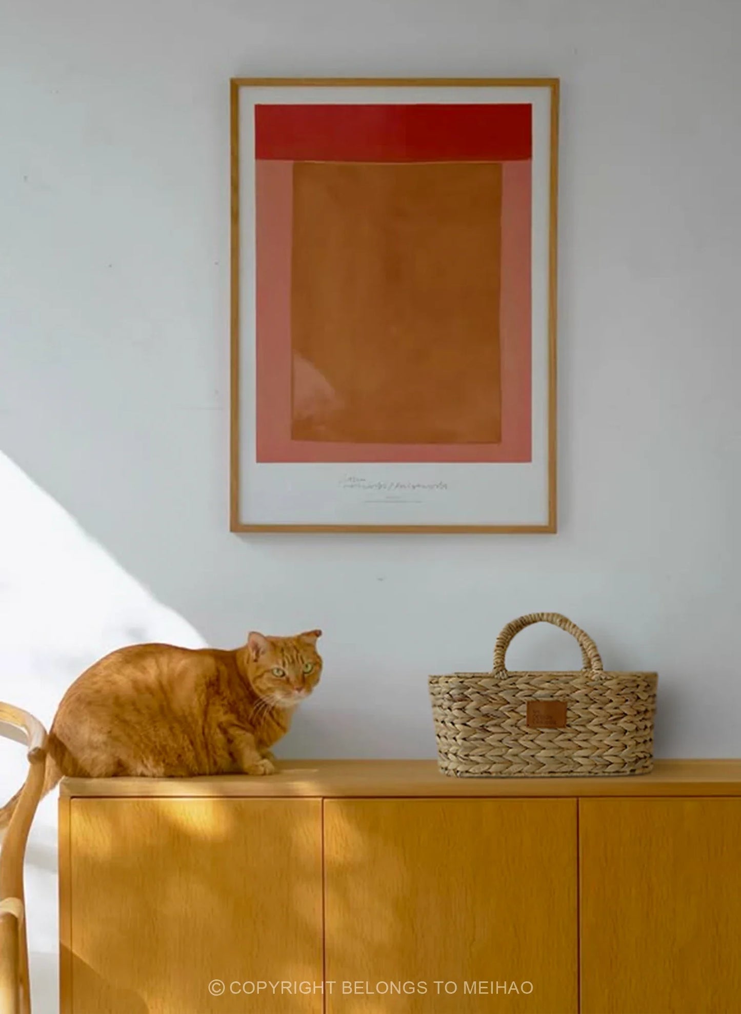 손으로 짠 해초 바구니 - 친환경 홈 정리함