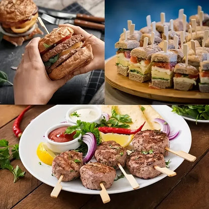 Disposable Bamboo Skewers – Easy BBQ Tools for Parties