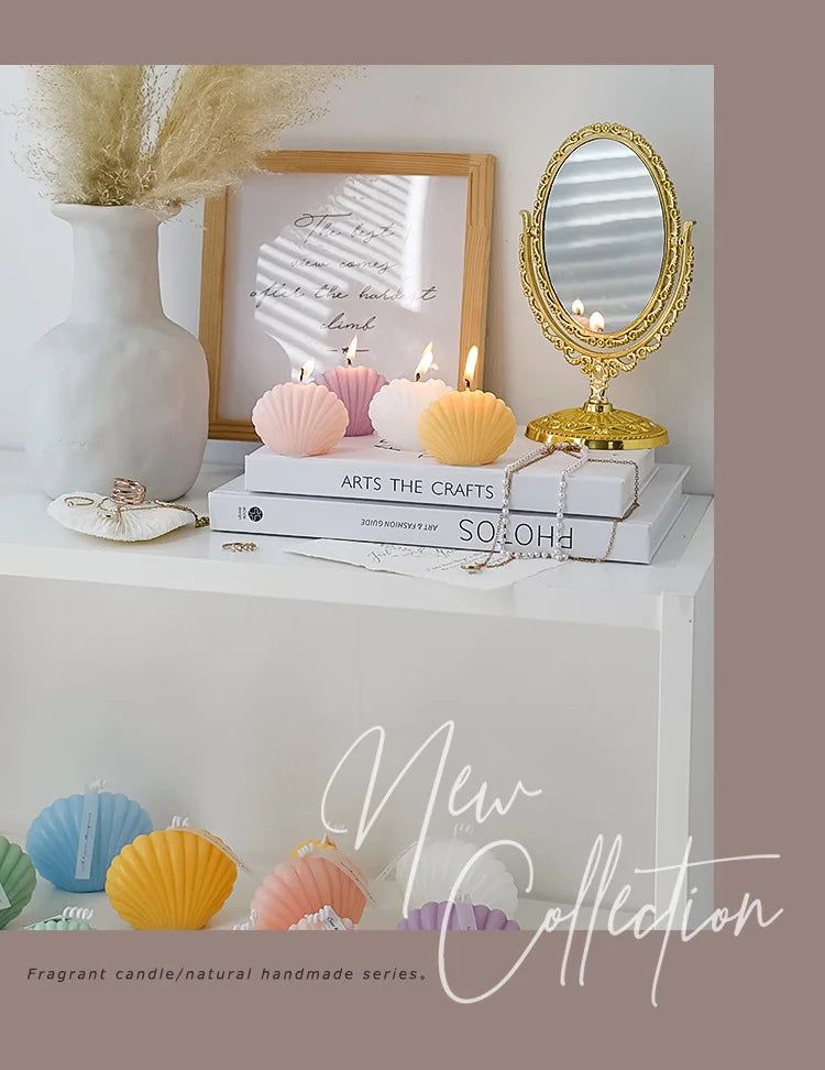 Handmade Shell Candle - Eco-Friendly Aromatherapy - Perfect Gift