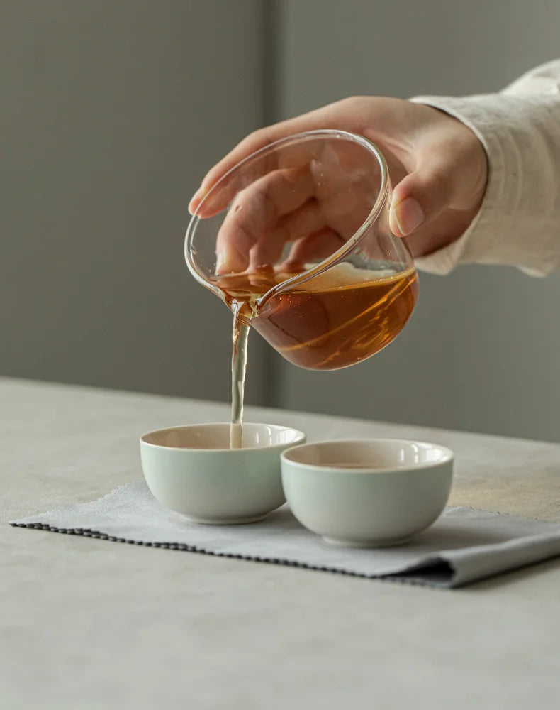 애호가를 위한 우아한 그라데이션 핑크 티 세트 | 휴대용 & 스타일리시한