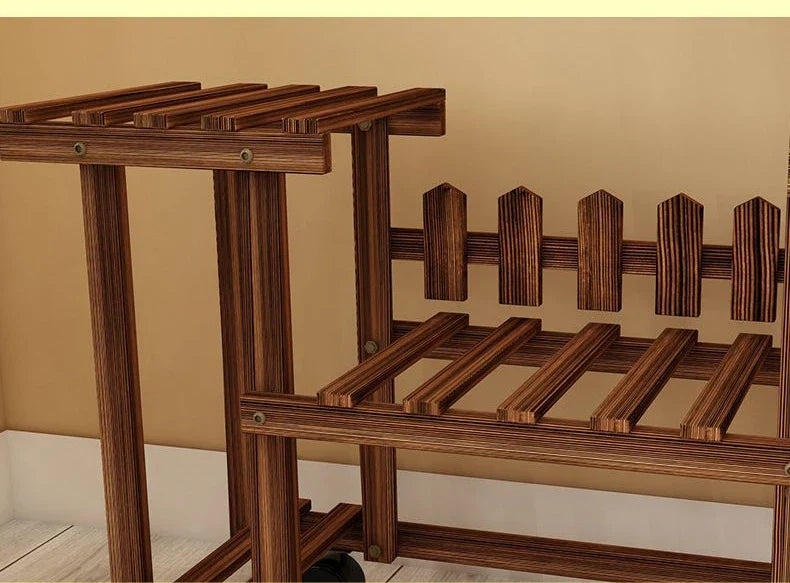 Multi-Layer Balcony Flower Rack - Space-Saving Chic for Plant Lovers