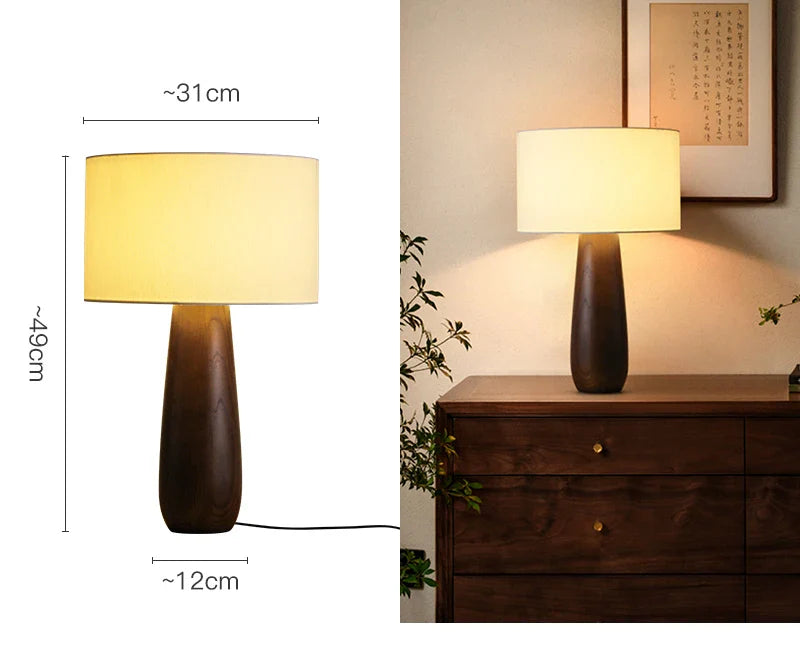 Lampe LED moderne en bois de frêne – Améliorez le style de votre maison.