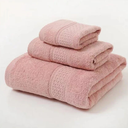 Luxurious Cotton Towel Set - Ultra Soft, Quick-Dry, Eco-Friendly