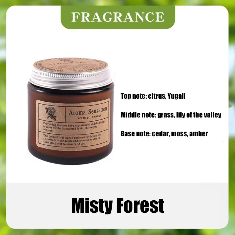 Smokeless Aromatic Soy Wax Candle - Elegant Home Décor Gift