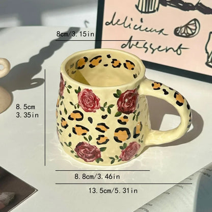 Handmade 380ml Ceramic Mug - Stylish Drinkware for Coffee Lovers