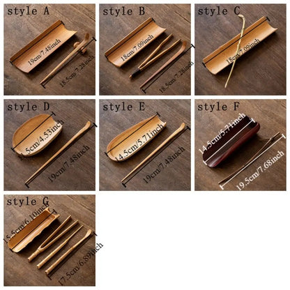 Bamboo Tea Scoop Set - Elevate Your Brew - Eco-Friendly Artisan