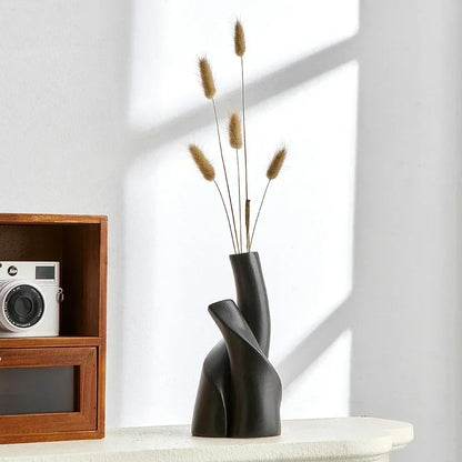 Modern Ceramic Frosted Vase - Unique Décor for Home & Office