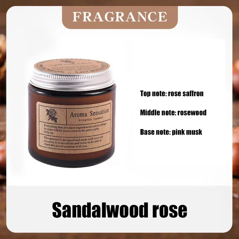 Smokeless Aromatic Soy Wax Candle - Elegant Home Décor Gift