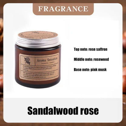Smokeless Aromatic Soy Wax Candle - Elegant Home Décor Gift
