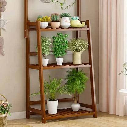 Wooden Universal Plant Shelf - Elevate Your Garden Style!